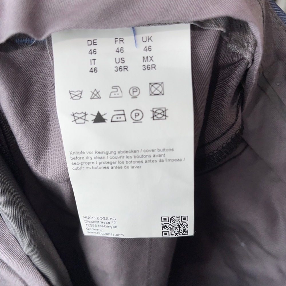 🔥 Hugo Boss 🔥 Hudson1/Gander suit pant 36R - Picture 7 of 10